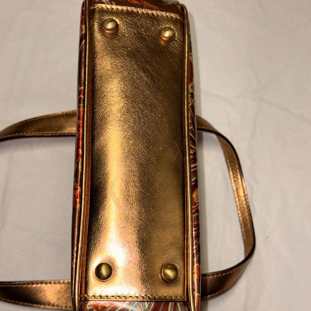 Patricia Nash "Vattaro" Frame Bag Italian Pheasant Print - Picture 8 of 8